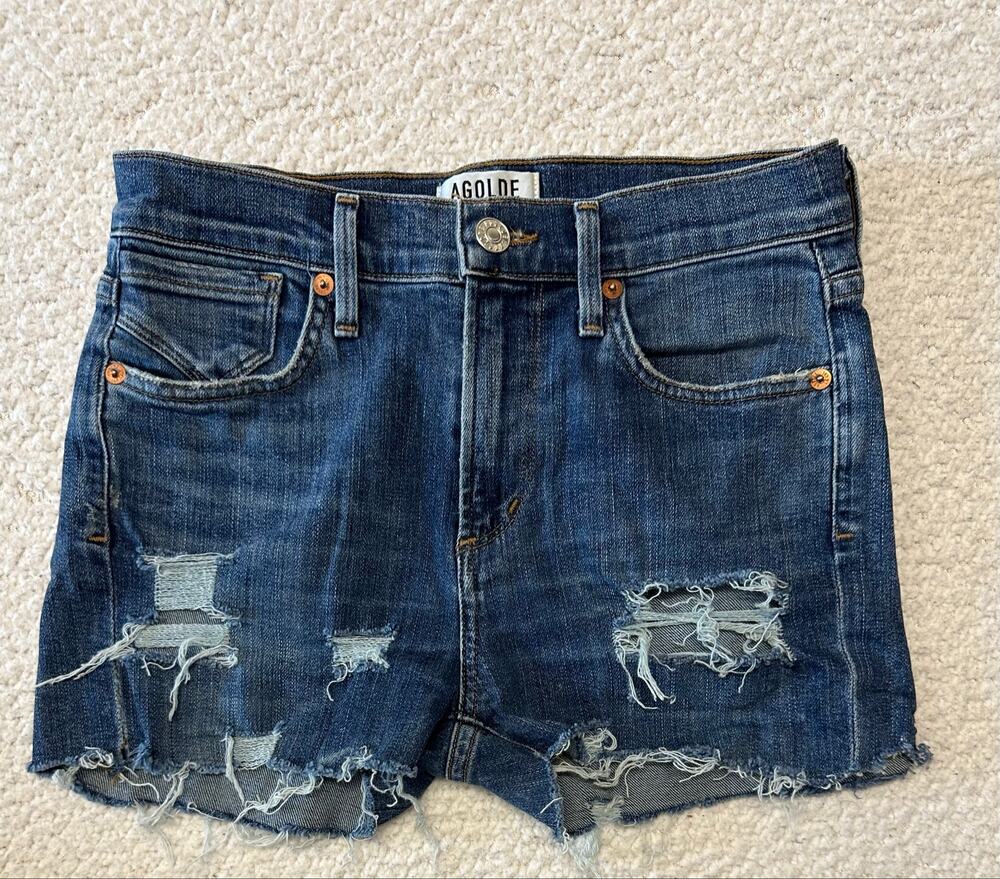 Agolde Womens Denim Shorts Size 25